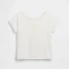Vintagesoft-frotté-raglan-grafisk genser for barn