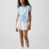 Vintagesoft-frotté-raglan-grafisk genser for barn
