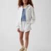 Vintagesoft-frotté-shorts med avslappet passform og delfinmotiv for barn