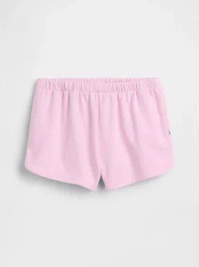 Vintagesoft-frotté-shorts med avslappet passform og delfinmotiv for barn