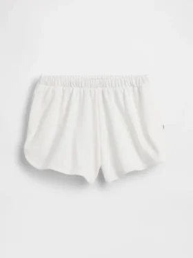 Vintagesoft-frotté-shorts med avslappet passform og delfinmotiv for barn