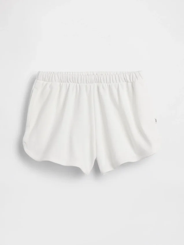 Vintagesoft-frotté-shorts med avslappet passform og delfinmotiv for barn
