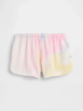 Vintagesoft-frotté-shorts med avslappet passform og delfinmotiv for barn