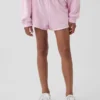 Vintagesoft-frotté-shorts med avslappet passform og delfinmotiv for barn