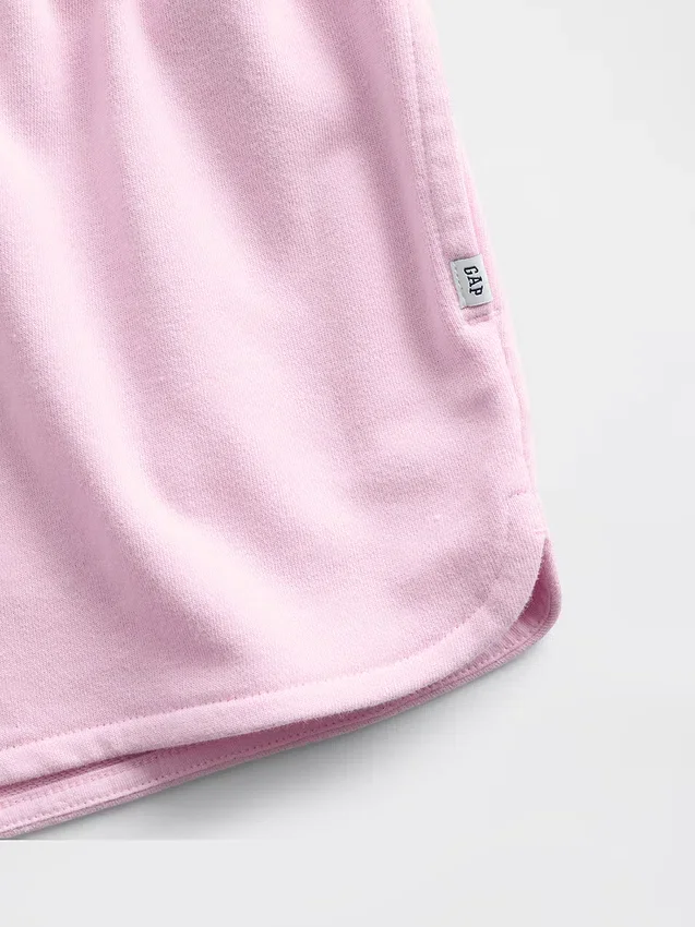 Vintagesoft-frotté-shorts med avslappet passform og delfinmotiv for barn