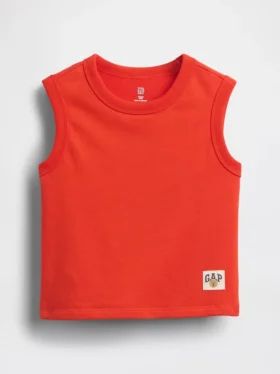 Vintagesoft-frotté-tanktop for Baby og Småbarn