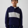 Vintagesoft-genser med avslappet passform og Henley-hals