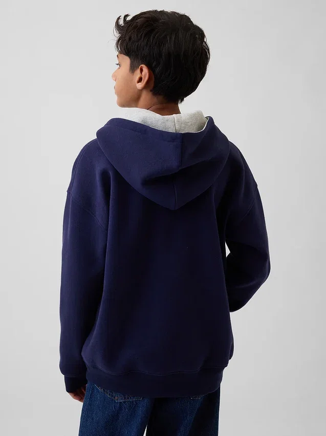 Vintagesoft-genser med avslappet passform og Henley-hals