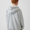 Vintagesoft-genser med avslappet passform og Henley-hals