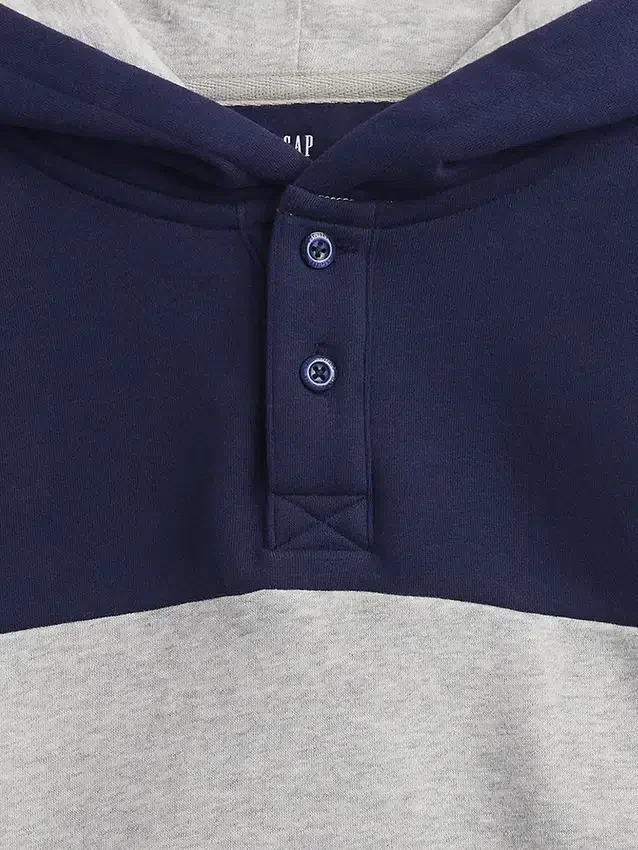 Vintagesoft-genser med avslappet passform og Henley-hals