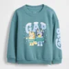 Vintagesoft-genser med Bluey-motiv for Baby og Småbarn