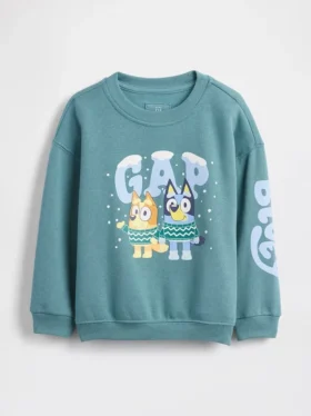 Vintagesoft-genser med Bluey-motiv for Baby og Småbarn