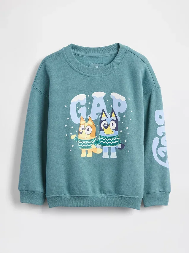 Vintagesoft-genser med Bluey-motiv for Baby og Småbarn