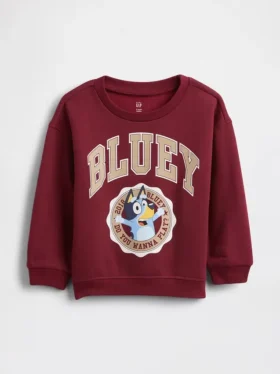 Vintagesoft-genser med Bluey-motiv for Baby og Småbarn