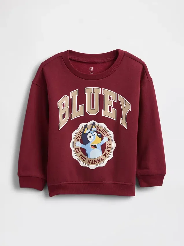 Vintagesoft-genser med Bluey-motiv for Baby og Småbarn
