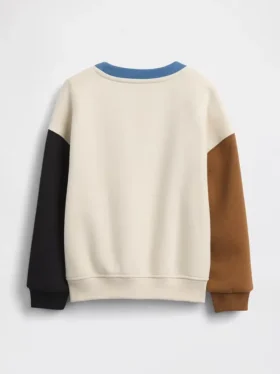 Vintagesoft-genser med fargeblokker for Baby og Småbarn