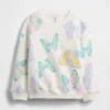 Vintagesoft-genser med grafisk trykk for Baby og Småbarn