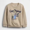 Vintagesoft-genser med grafisk trykk for Baby og Småbarn