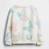Vintagesoft-genser med grafisk trykk for Baby og Småbarn