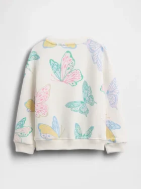 Vintagesoft-genser med grafisk trykk for Baby og Småbarn