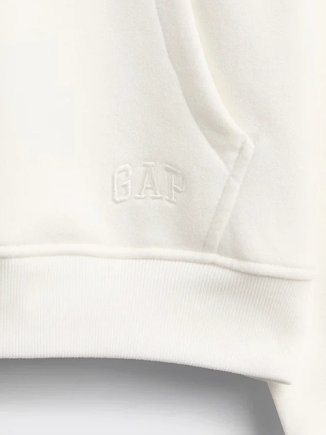 Vintagesoft-genser med halv glidelås for barn