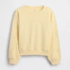 Vintagesoft-genser med kileformet hals og rund hals for barn