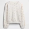 Vintagesoft-genser med kileformet hals og rund hals for barn