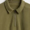 Vintagesoft-genser med kvart glidelås for barn