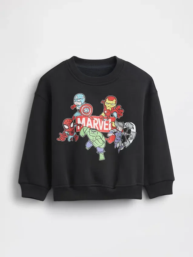 Vintagesoft-genser med Marvel-logo for Baby og Småbarn