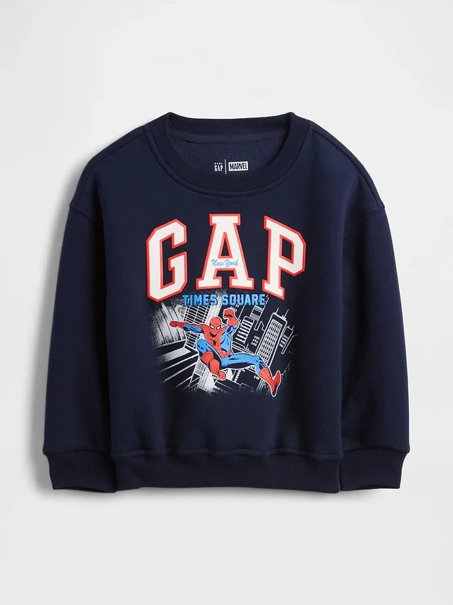 Vintagesoft-genser med Marvel-logo for Baby og Småbarn