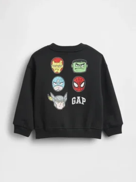 Vintagesoft-genser med Marvel-logo for Baby og Småbarn