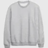 Vintagesoft-genser med rund hals for voksne
