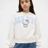 Vintagesoft Hello Kitty-logo-genser for barn