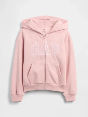 Vintagesoft-hettegenser med GAP Arch Logo for barn