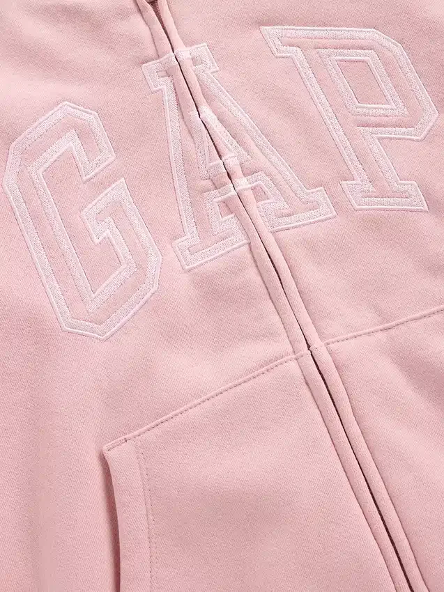 Vintagesoft-hettegenser med GAP Arch Logo for barn