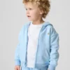 Vintagesoft-hettegenser med glidelås for Baby og Småbarn