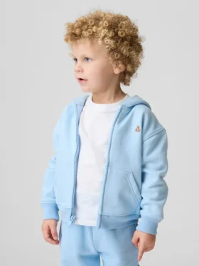Vintagesoft-hettegenser med glidelås for Baby og Småbarn