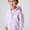Vintagesoft-hettegenser med glidelås for Baby og Småbarn