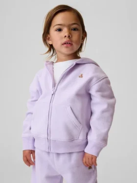Vintagesoft-hettegenser med glidelås for Baby og Småbarn