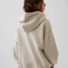 Vintagesoft-hettegenser med glidelås i oversize-modell for barn