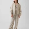 Vintagesoft-hettegenser med glidelås i oversize-modell for barn