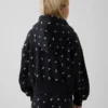 Vintagesoft-hettegenser med glidelås og oversized logo for barn