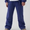 Vintagesoft-joggebukse for barn i avslappet passform