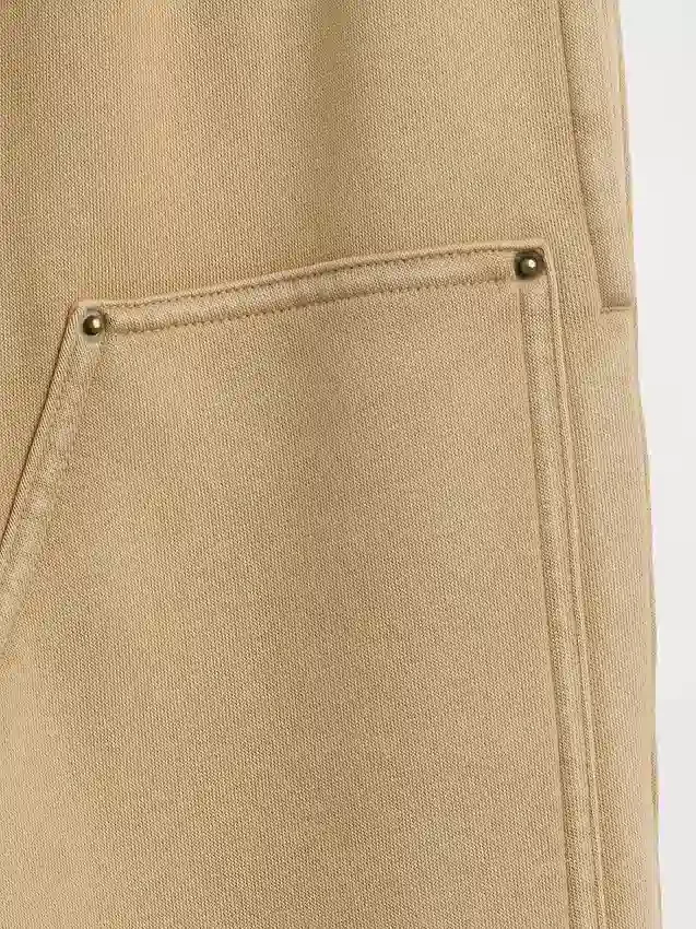 Vintagesoft-joggebukse for barn i avslappet passform