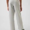 Vintagesoft-joggebukse for barn med avslappet passform og snøring med blonder