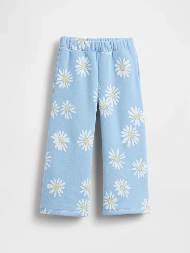 Vintagesoft-joggebukse med grafisk trykk for Baby og Småbarn
