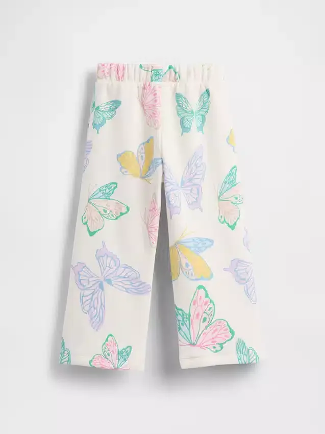 Vintagesoft-joggebukse med grafisk trykk for Baby og Småbarn