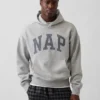 Vintagesoft Nap Logo-hettegenser for voksne