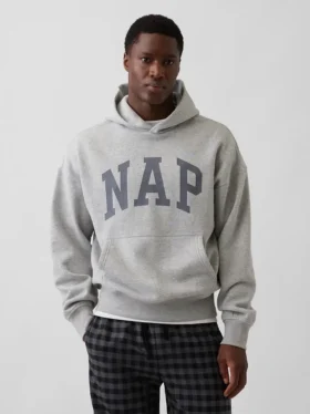 Vintagesoft Nap Logo-hettegenser for voksne