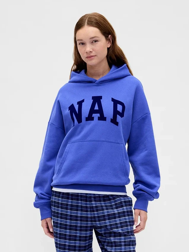 Vintagesoft Nap Logo-hettegenser for voksne